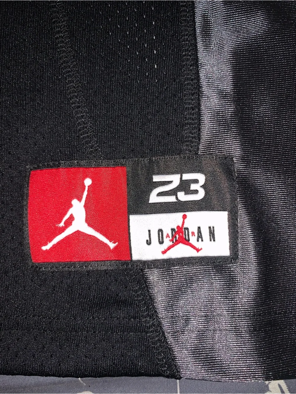 Jordan Flight Men's Jersey Top Black/Iron Grey IF1913-010 Size: Medium